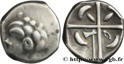 VOLQUES TECTOSAGES (région de Toulouse) Drachme de style hybride entre “cubiste et romanisé”, S. 51