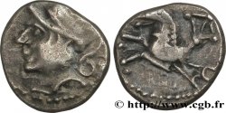 ALLOBROGES (Région du Dauphiné) Denier à l’hippocampe, tête à gauche