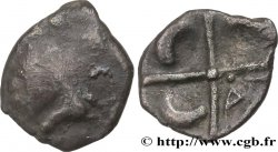 GALLIEN - SÜDWESTGALLIEN - VOLCÆ TECTOSAGES (Region die Toulouse) Obole à la tête “cubiste”, S. 407