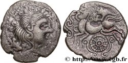 VÉNÈTES (Région de Vannes) Statère de billon, classe V à la roue TTB+