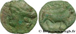 MASSALIA - MARSEILLES Petit bronze au taureau passant (hémiobole)