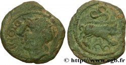 GALLIEN - SANTONES / MITTELWESTGALLIEN - Unbekannt Bronze ANNICCOIOS (quadrans) au sanglier