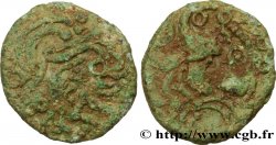GALLIEN - BELGICA - BELLOVACI (Region die Beauvais) Bronze au coq, “type d’Hallencourt”