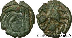 GALLIA BELGICA - BELLOVACI (Area of Beauvais) Bronze à la petite tête de face