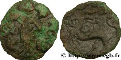 GALLIEN - BELGICA - BELLOVACI (Region die Beauvais) Bronze au lion