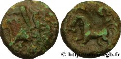 GALLIEN - BELGICA - AMBIANI (Region die Amiens) Bronze au cheval, BN 8430