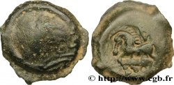 GALLIA - BITURIGES CUBI (Area of Bourges) Bronze au cheval et aux trois annelets