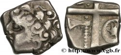 GALLIA - SOUTH WESTERN GAUL - PETROCORES / NITIOBROGES, Unspecified Drachme “au style flamboyant”, S. 143