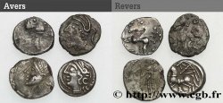 GAULE BELGIQUE - CELTIQUE Lot de 4 monnaies en argent lot