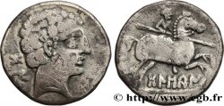 HISPANIA - SUSSETANOS - BOLSKAN (OSCA/HUESCA) (Province de Huesca) Denier au cavalier