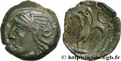 GALLIA - CARNUTES (Regione della Beauce) Bronze lourd à l’aigle et au croissant