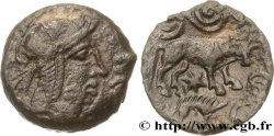 VÉLIOCASSES (Région du Vexin normand) Bronze SVTICOS, classe I au taureau et à l’astre