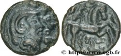 BELLOVAQUES, INCERTAINES Bronze imitant les drachmes carnutes LT. 6017