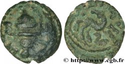GALLIA BELGICA - AMBIANI (Región de Amiens) Bronze au bucrane et à la tête de face