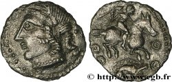 BITURIGES CUBES, INCERTAINES Drachme “de Cheverny”, tête à gauche