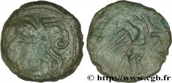 CARNUTES (Région de la Beauce) Bronze lourd à l’aigle et au croissant TB+