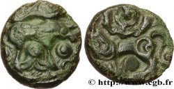 GALLIA BELGICA - AMBIANI (Area of Amiens) Bronze aux boeufs adossés