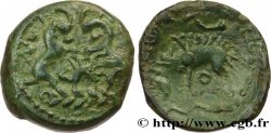 AULERCI EBUROVICES / AMBIANI, Unspecified Bronze aux chevaux affrontés et au sanglier