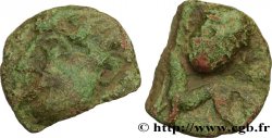 GALLIA BELGICA - AMBIANI (Región de Amiens) Bronze à la tête coupée de face
