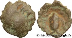 GALLIA BELGICA - AMBIANI (Región de Amiens) Bronze à la tête de face, BN. 8405