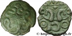 GALLIA BELGICA - AMBIANI (Regione di Amiens) Bronze aux chevaux affrontés