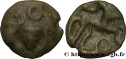 AMBIANI (Area of Amiens) Bronze à la tête de face et au cheval retourné