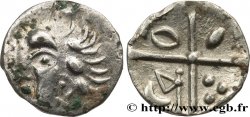 GALLIA - SOUTH WESTERN GAUL - RUTENI (Area of Rodez) Obole à la croix, S. 416 et 428, du type de Grabels
 AU