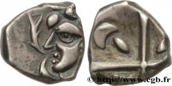 VOLQUES TECTOSAGES (région de Toulouse) Drachme “à la tête cubiste”, S. 1 TTB+