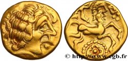 VENETES / AULERQUES DIABLINTES Incertaine Quart de statère au cercle perlé