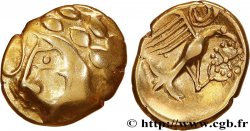 CARNUTES (Région de la Beauce) Hémistatère d’or à l’aigle, tête à gauche