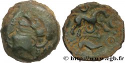 GALLIEN - AULERCI EBUROVICES (Region die Évreux) Bronze au cheval et au sanglier