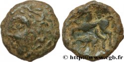 GALLIA - AULERCI EBUROVICES (Región d Evreux) Bronze au cheval et au sanglier