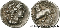 MASSALIA - MARSEILLE “Drachme légère” ou tétrobole, lion à gauche TTB+/SUP