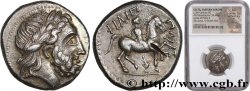 CELTES DU DANUBE - IMITATIONS DES TÉTRADRACHMES DE PHILIPPE II ET DE SES SUCCESSEURS Tétradrachme au cavalier, imitation de Philippe II SPL/SUP