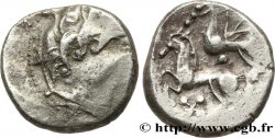 PICTONS / BITURIGES / CARNUTES - CENTRE-OUEST, Incertaines Drachme aux deux chevaux, série C