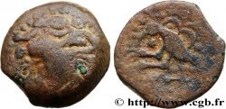 GALLIA - SENONES (Región de Sens) Bronze INS à l’oiseau et au vase, classe VIII