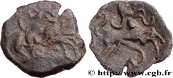 PICTONES / CENTROOESTE, Inciertas Bronze au cheval androcéphale, fibule devant le cheval