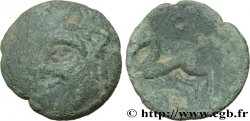 GALLIA - AULERCI EBUROVICES (Región d Evreux) Bronze au cheval et au sanglier