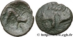 GALLIA - AULERCI EBUROVICES (Regione d Evreux) Bronze aux animaux affrontés