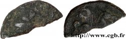 HISPANIA -INDIGETES - EMPORIA / UNTIKESKEN (Provincia de Gerona - Ampurias) Unité de bronze ou as (demi)