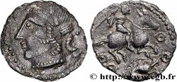 BITURIGES CUBES, INCERTAINES Drachme “de Cheverny”, tête à gauche