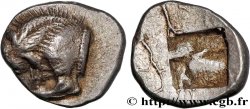 MASSALIA - MARSEILLE Obole au protomé de lion dévorant sa proie, à gauche, du trésor d’Auriol  SUP