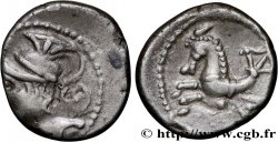 ALLOBROGES (Région du Dauphiné) Denier à l’hippocampe, tête à gauche