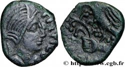 GALLIA - CARNUTES (Area of the Beauce) Bronze PIXTILOS classe III à l’oiseau et à la main AU