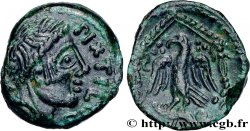 GALLIA - CARNUTES (Area of the Beauce) Bronze PIXTILOS classe VIII à l’oiseau dans le temple AU