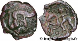 GALLIA BELGICA - AMBIANI (Area of Amiens) Bronze VACIICO, au sanglier et au cavalier VF/AU