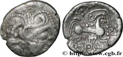 BAÏOCASSES (Région de Bayeux) Statère d’argent au sanglier et à la lyre