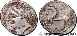 GALLIA - SANTONES / MID-WESTERN, Unspecified Drachme à la couronne en chevrons et au triangle XF/AU