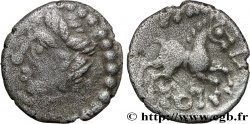 GALLIA - ÆDUI (BIBRACTE, Area of the Mont-Beuvray) Denier DIASVLOS XF