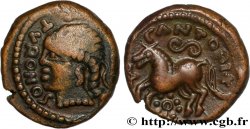 GALLIA BELGICA - SEQUANI (Area of Besançon) Bronze TVRONOS / CANTORIX AU